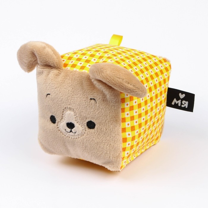 Игрушка мягкий кубик «Щенок», Мякиши Игрушка мягкий кубик «Щенок», Мякиши