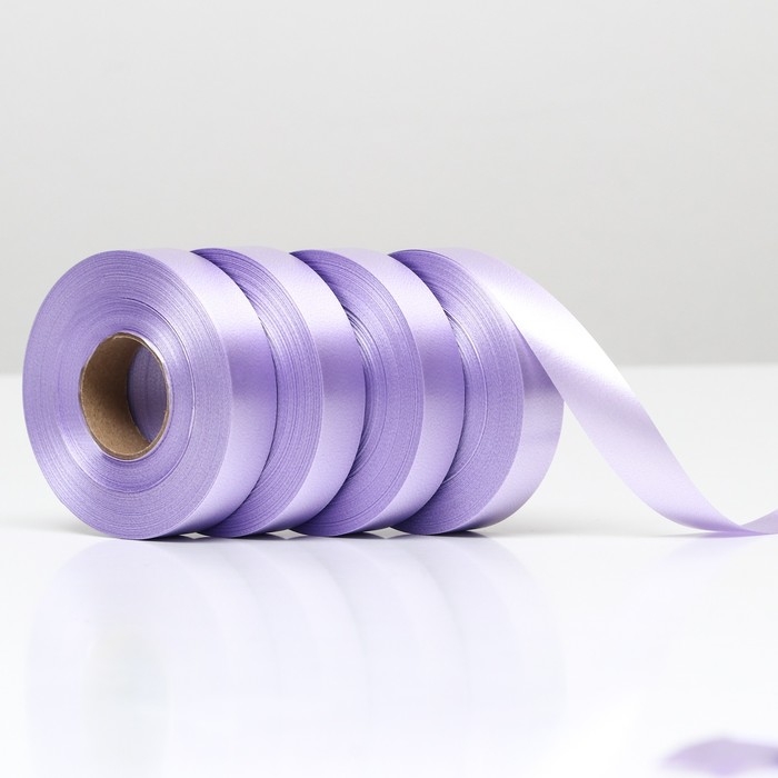 Лента для декора и подарков, сиреневый 2 см х 45 м Лента для декора и подарков, сиреневый 2 см х 45 м