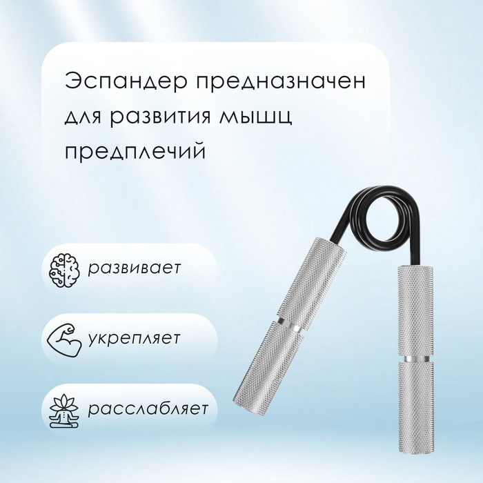 Эспандер кистевой ONLYTOP, 110 кг Эспандер кистевой ONLYTOP, 110 кг