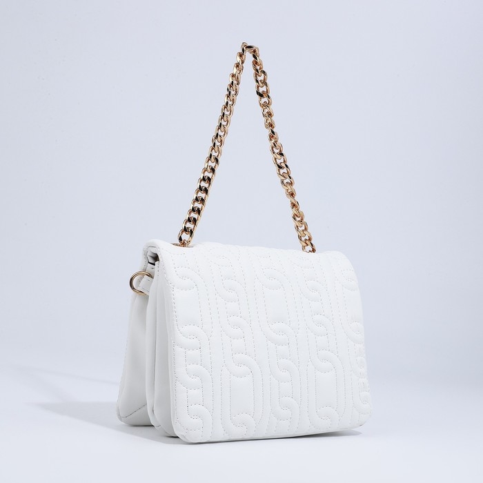 Сумка-мессенджер на магнитах, цвет белый Сумка-мессенджер на магнитах, цвет белый