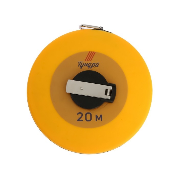Рулетка геодезическая ТУНДРА, фиберглассовая лента, закрытый корпус, 20 м х 13 мм Рулетка геодезическая ТУНДРА, фиберглассовая лента, закрытый корпус, 20 м х 13 мм