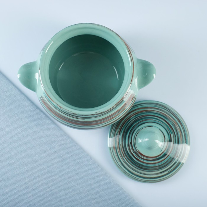 Горшок керамический для запекания "Русский" 0,95л / 14х15см, скандинавия