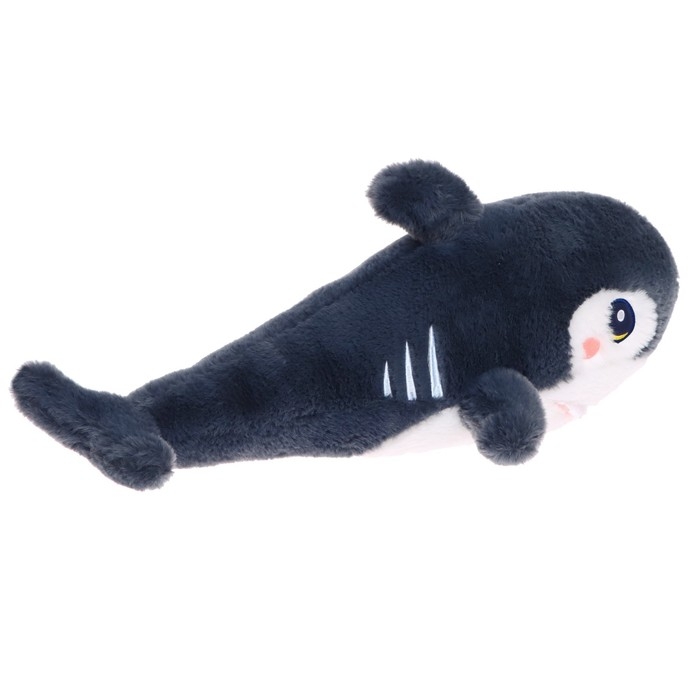 Мягкая игрушка «Акула», цвет тёмно-серый, 45 см Мягкая игрушка «Акула», цвет тёмно-серый, 45 см