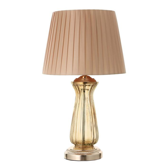 Настольная лампа 16693/1GD E27 40Вт золото 31х31х54 см RISALUX