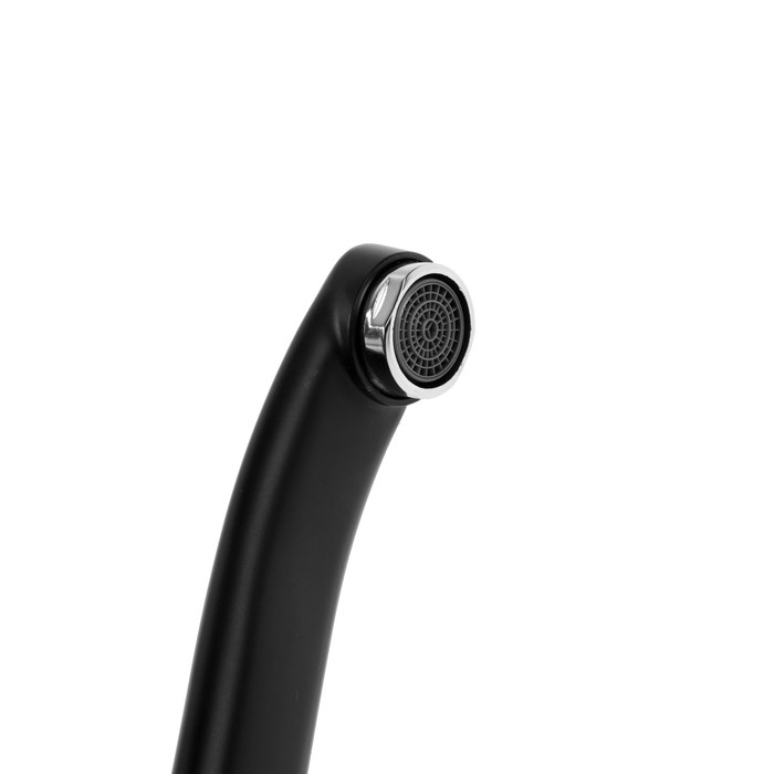 Смеситель для кухни ZEIN Z3829, однорычажный, длина излива 22 см, картридж 35 мм, черный Смеситель для кухни ZEIN Z3829, однорычажный, длина излива 22 см, картридж 35 мм, черный