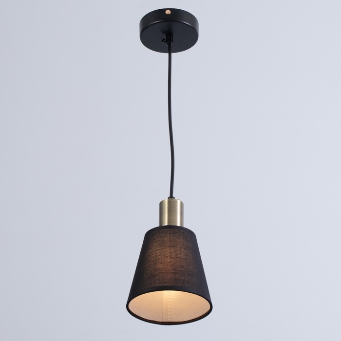 Люстра Люстра "Айрис" 1х60Вт Е27 Чёрный 15х15х20(100)см