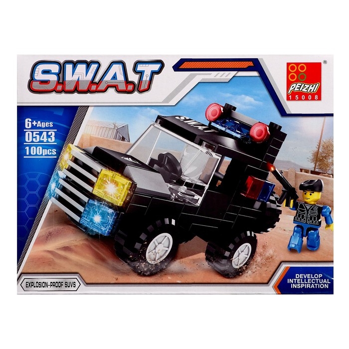 Конструктор Спецназ «Внедорожник», 100 деталей Конструктор Спецназ «Внедорожник», 100 деталей