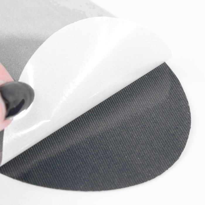 Заплатки для одежды, 15,5 × 9,5 см, термоклеевые, пара, цвет тёмно-серый Заплатки для одежды, 15,5 × 9,5 см, термоклеевые, пара, цвет тёмно-серый