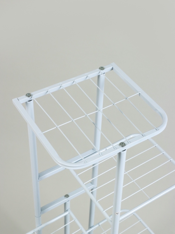 Подставка для цветов Greengo, 6 полок, 44 × 22 × 105 см, напольная, металл, белая Подставка для цветов Greengo, 6 полок, 44 × 22 × 105 см, напольная, металл, белая
