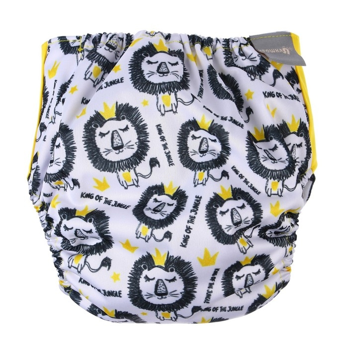 Многоразовый подгузник «Лев», 3-15 кг, разноцветный, Крошка Я Многоразовый подгузник «Лев», 3-15 кг, разноцветный, Крошка Я