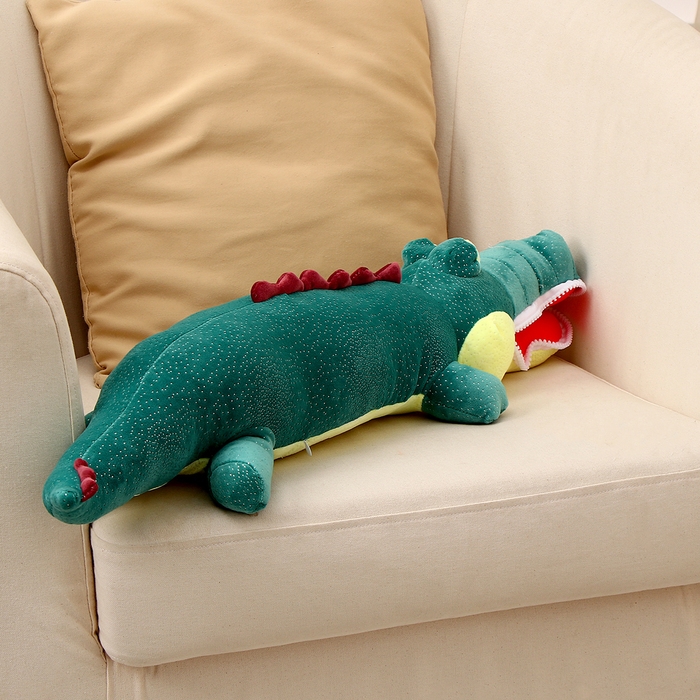 Мягкая игрушка «Крокодил», 80 см, цвет темно-зелёный, на замке Мягкая игрушка «Крокодил», 80 см, цвет темно-зелёный, на замке