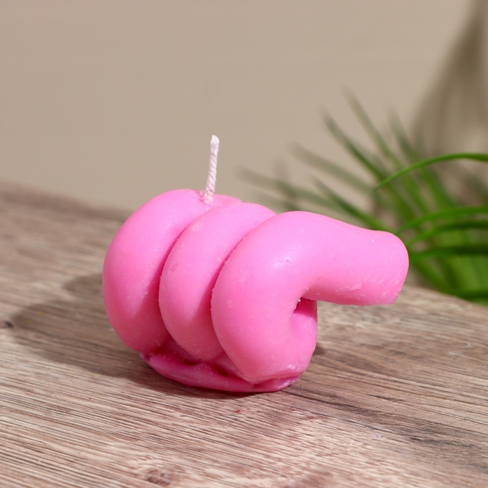 Свеча  Свеча "Пружинка" 7,5х4х4 см, соевый воск МИКС