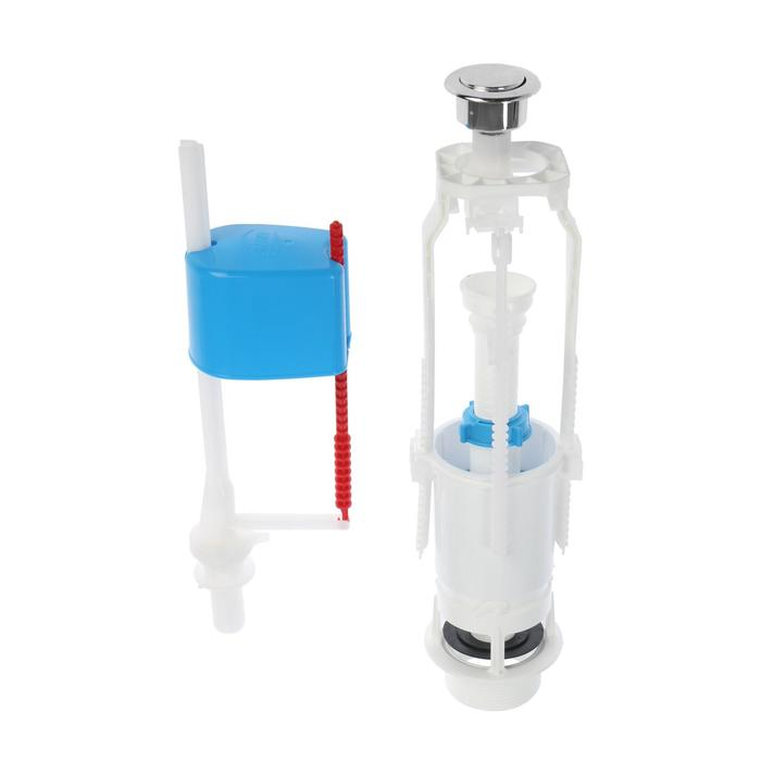 Унитаз компакт ЛЗСФ Унитаз компакт ЛЗСФ "Универсал NEW 45", нижняя подводка, косой выпуск, сиденье, кнопка