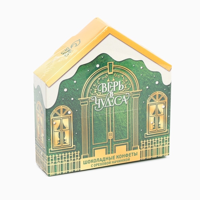 Конфеты в коробке письме  Конфеты в коробке письме "Верь в чудеса", 30 г