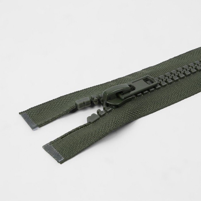 Молния «Трактор», №8, разъёмная, 2 замка, замки автомат, 100 см, цвет хаки, цена за 1 штуку Молния «Трактор», №8, разъёмная, 2 замка, замки автомат, 100 см, цвет хаки, цена за 1 штуку