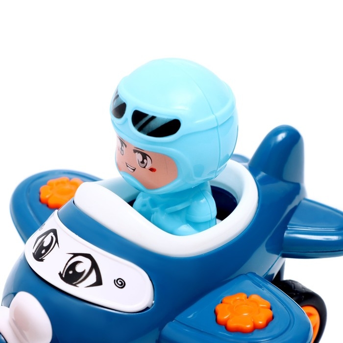 Самолет инерционный «Лайнер», работает от нажатия, МИКС Самолет инерционный «Лайнер», работает от нажатия, МИКС