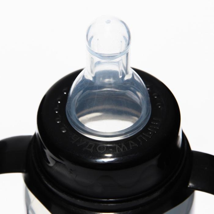 Бутылочка для кормления Fashion Baby, классическое горло, от 0 мес, 250 мл., цилиндр, с ручками Бутылочка для кормления Fashion Baby, классическое горло, от 0 мес, 250 мл., цилиндр, с ручками