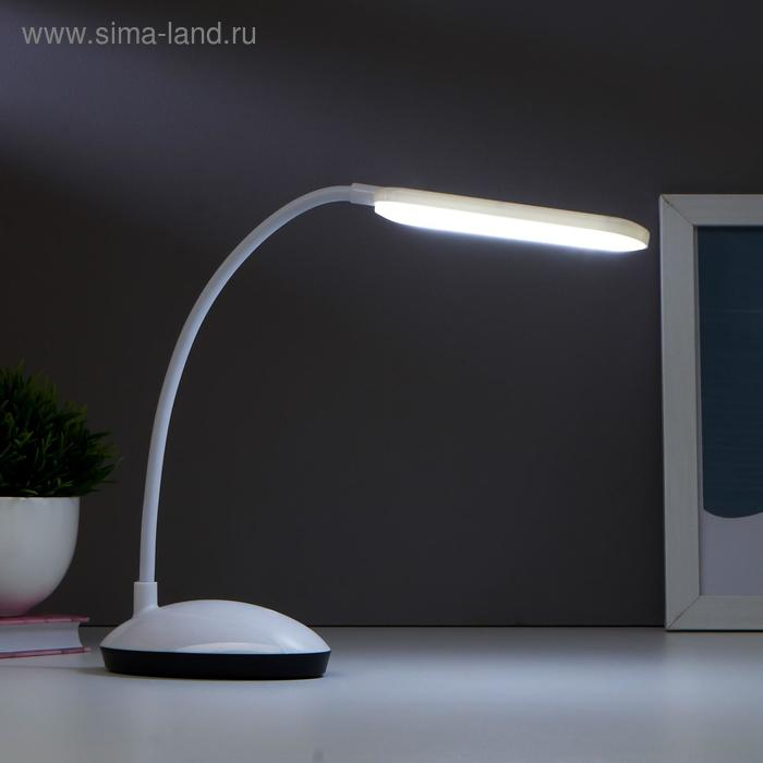 Лампа настольная 16104/1 LED 2Вт USB АКБ 3 режима белый 6,3х11х39 см RISALUX