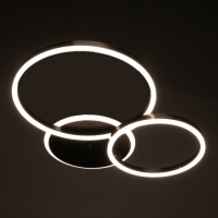 Люстра с ПДУ 1102/2CF LED 120Вт диммер кофе 65х65х7 см BayerLux