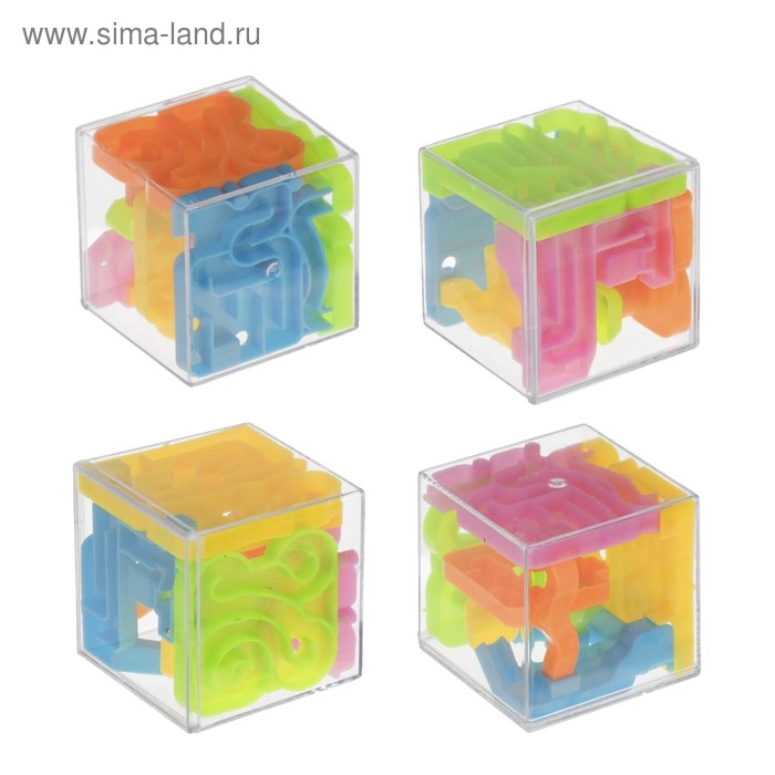 Головоломка «Лабиринт», цвета МИКС Головоломка «Лабиринт», цвета МИКС