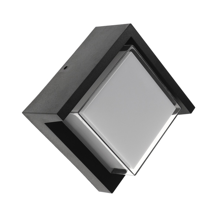 Светильник фасадный «Сити», FSD-054, 10 Вт, 3000К, квадрат, IP65, 220 В, пластик, черный Светильник фасадный «Сити», FSD-054, 10 Вт, 3000К, квадрат, IP65, 220 В, пластик, черный