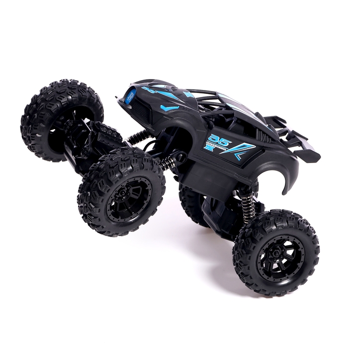 Джип радиоуправляемый &laquo;Покоритель&raquo;, управление с телефона, работает от аккумулятора, цвет чёрный