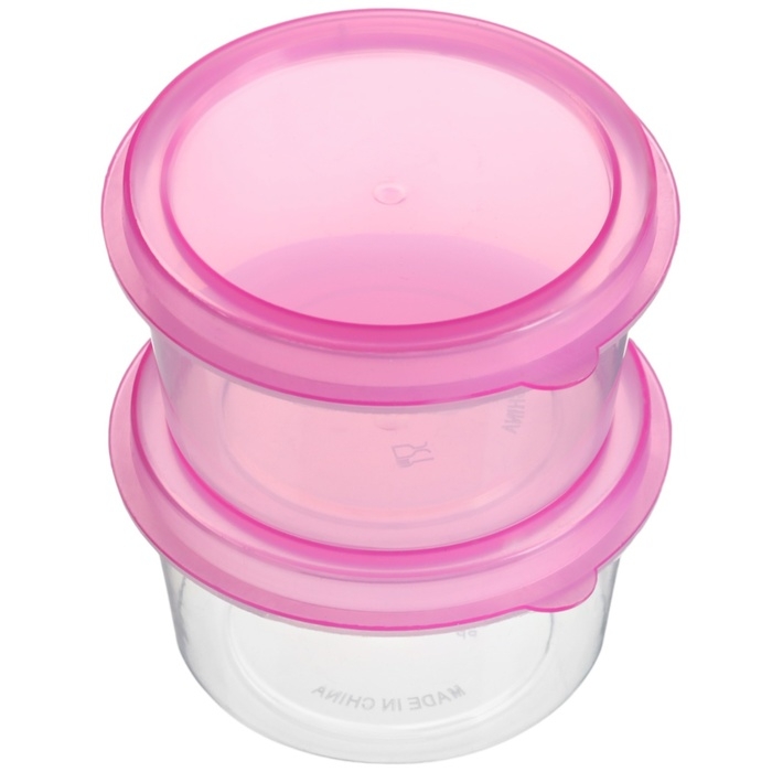 Набор контейнеров для хранения детского питания 8 шт., 50 мл., круглые, с крышками, цвета МИКС Набор контейнеров для хранения детского питания 8 шт., 50 мл., круглые, с крышками, цвета МИКС