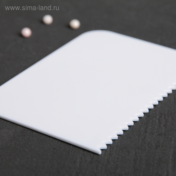 Набор шпателей кондитерских Доляна, 4 предмета: 10,8×7,7 см, цвет белый Набор шпателей кондитерских Доляна, 4 предмета: 10,8×7,7 см, цвет белый