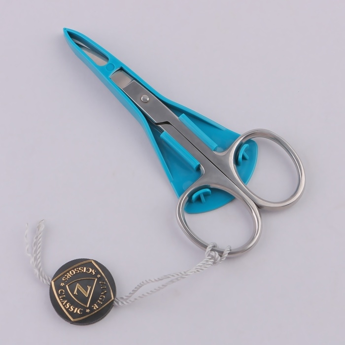 Ножницы маникюрные, загнутые, широкие, 9 см, на блистере, цвет серебристый, В-116-S-SH Ножницы маникюрные, загнутые, широкие, 9 см, на блистере, цвет серебристый, В-116-S-SH