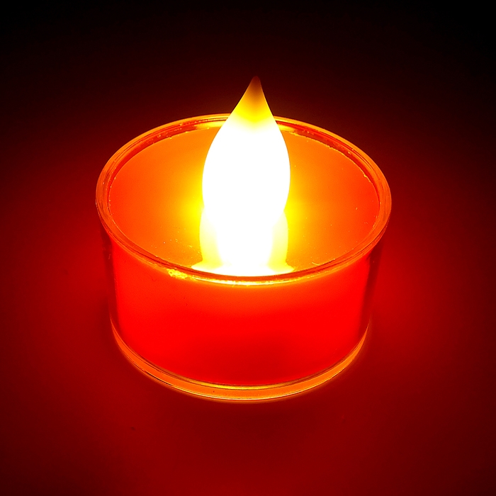 Свеча светодиодная Свеча светодиодная "Пламя", цвета МИКС