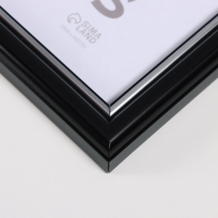 Фоторамка пластик Фоторамка пластик "Пиксель" 30х40 см, чёрный