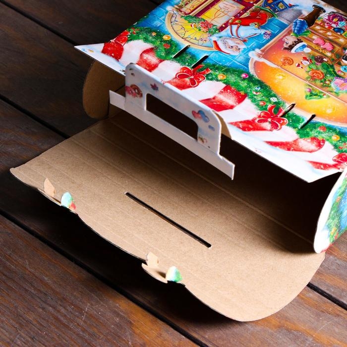 Новый год. Подарочная коробка Новый год. Подарочная коробка "Новогодняя кондитерская" 25 х 9 х 19,5 см.