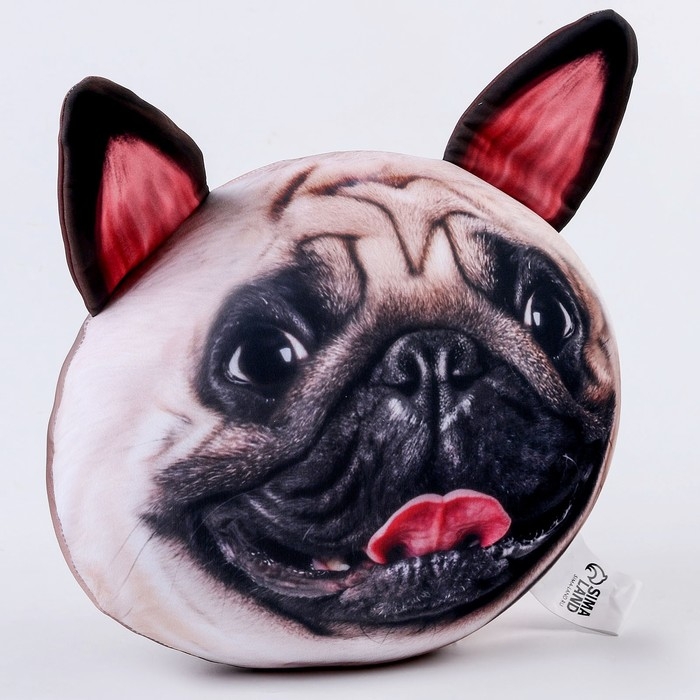 Антистресс подушка, собака «Мопс» Антистресс подушка, собака «Мопс»