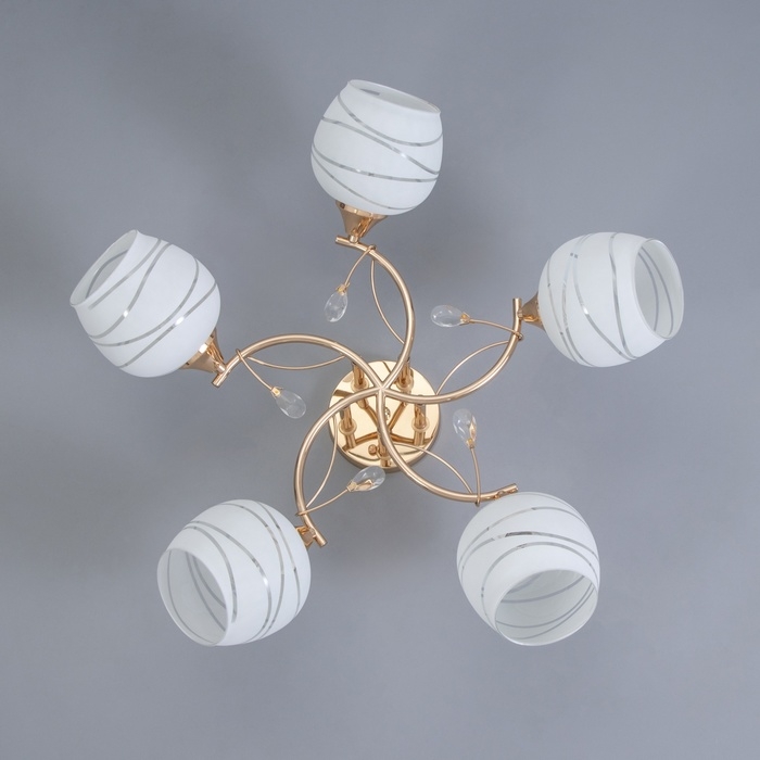 Люстра Люстра "Рафаэль" 5х60Вт Е27 Золото 61х61х22,5см