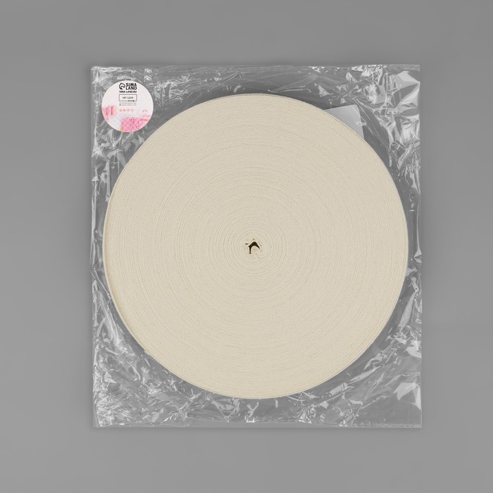 Лента киперная, 15 мм, 45 ± 1 м, цвет бежевый Лента киперная, 15 мм, 45 ± 1 м, цвет бежевый