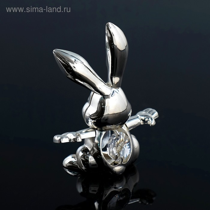 Сувенир «Кролик», 5,5×2.5×8 см, с кристаллами Сувенир «Кролик», 5,5×2.5×8 см, с кристаллами