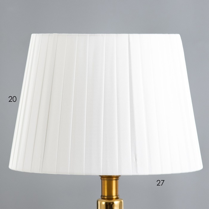 Настольная лампа Настольная лампа "Маэстро" Е27 40Вт сине-золотой 28х28х53 см RISALUX