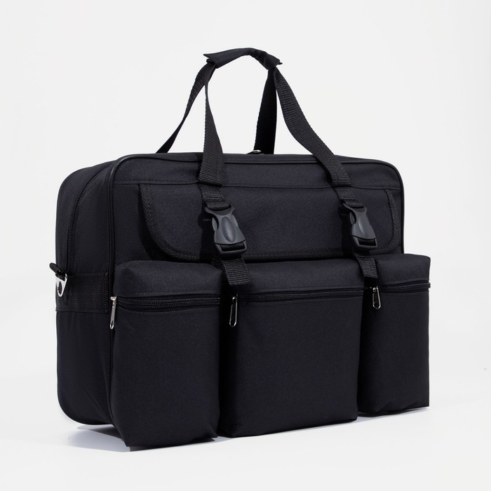 Сумка мужская «ЗФТС», цвет чёрный Сумка мужская «ЗФТС», цвет чёрный