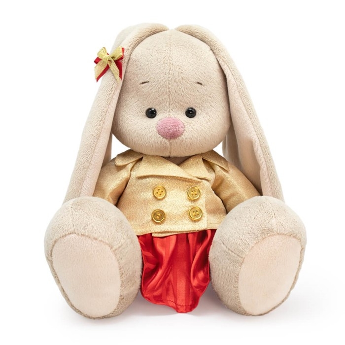 Мягкая игрушка «Зайка Ми», в золотом жакете, 18 см Мягкая игрушка «Зайка Ми», в золотом жакете, 18 см