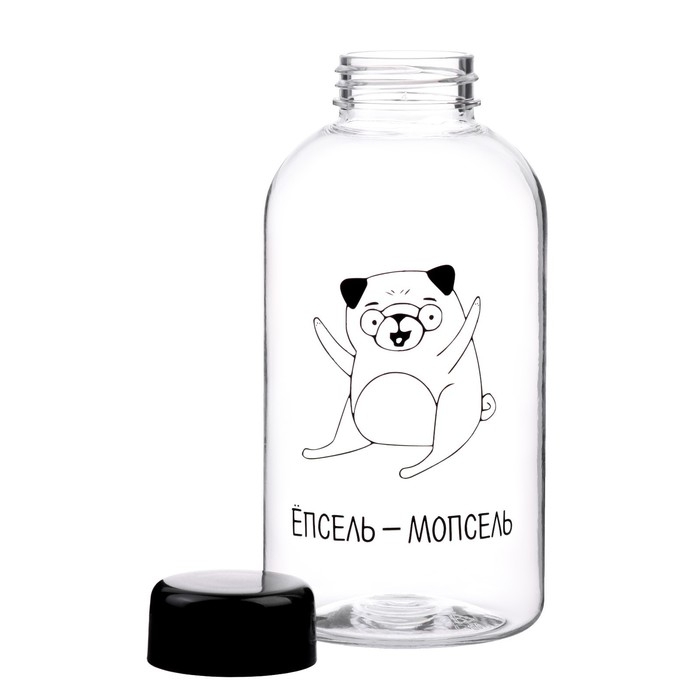 Бутылка для воды, 580 мл,  Бутылка для воды, 580 мл, "Епсель - мопсель"