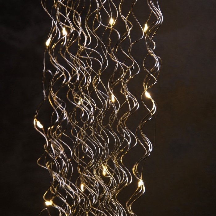 Светодиодная фигура «Ветвь» 80х20х3 см, 30 LED, батарейки АAх3 (не в комплекте), свечение теплое белое