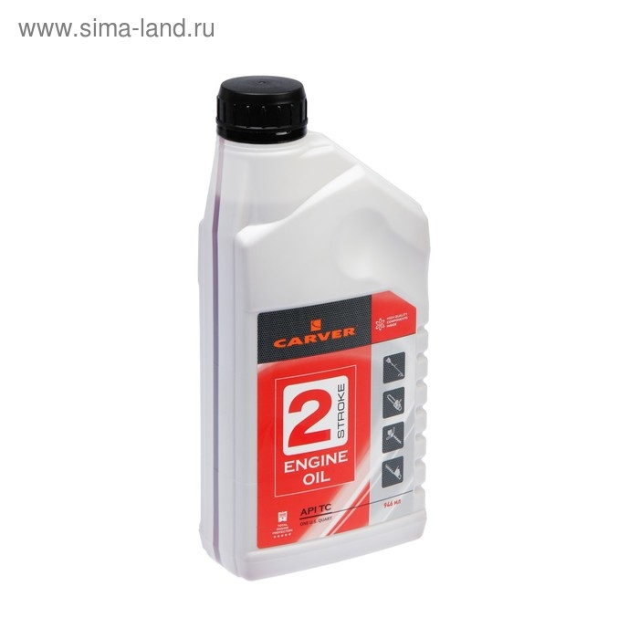 Масло Carver 2 Stroke Engine oil API TC, для двухтактных двигателей, минеральное, 0.946 л Масло Carver 2 Stroke Engine oil API TC, для двухтактных двигателей, минеральное, 0.946 л
