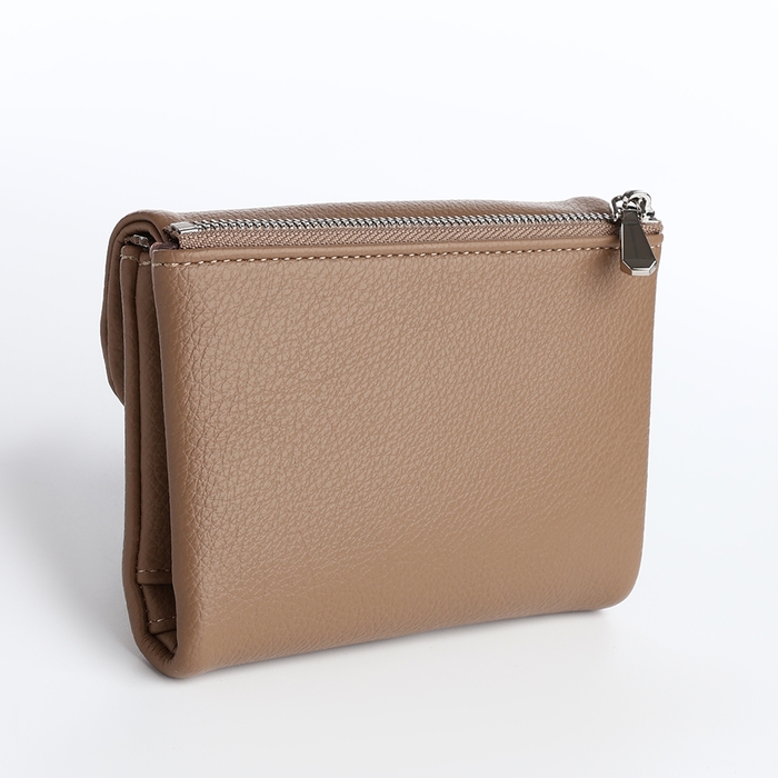 Кошелёк женский на магните, цвет бежевый Кошелёк женский на магните, цвет бежевый