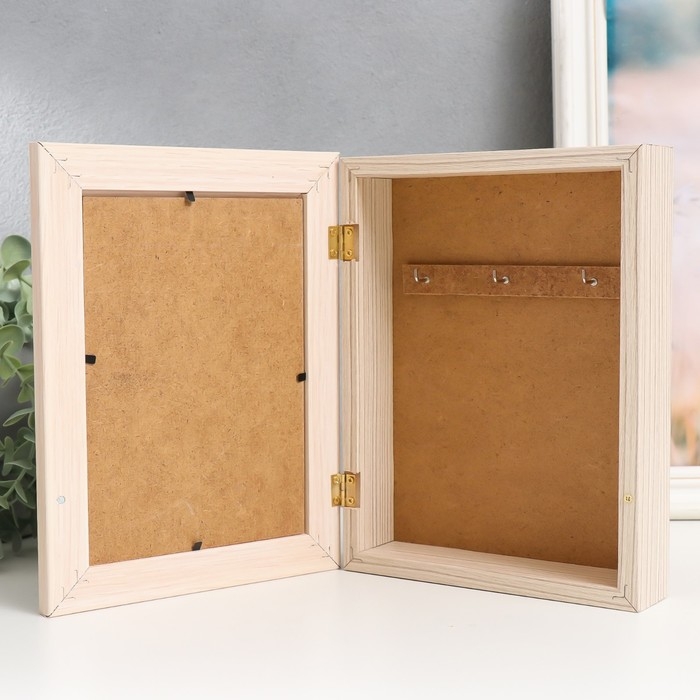 Ключница Ключница "Букет ромашек" молочный дуб 17х22 см