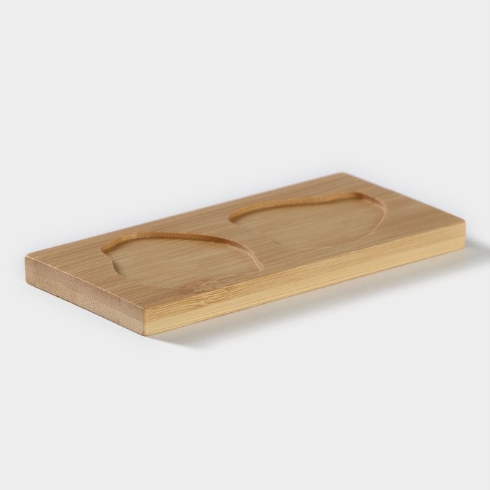 Набор фарфоровый для специй на бамбуковой подставке BellaTenero «Лисы», 3 предмета: солонка 80 мл, перечница 80 мл, подставка, цвет белый Набор фарфоровый для специй на бамбуковой подставке BellaTenero «Лисы», 3 предмета: солонка 80 мл, перечница 80 мл, подставка, цвет белый