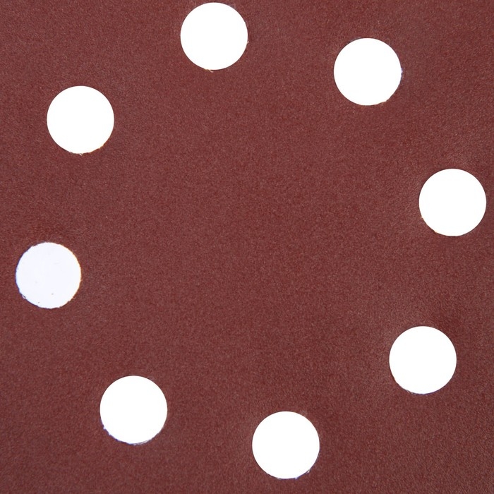 Круг абразивный шлифовальный под Круг абразивный шлифовальный под "липучку" ТУНДРА, перфорированный, 125 мм, Р220, 10 шт.