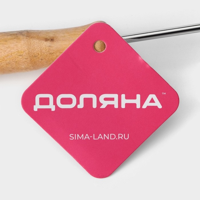 Толкушка Доляна «Деревенька. Цветочек», 23×7 см Толкушка Доляна «Деревенька. Цветочек», 23×7 см