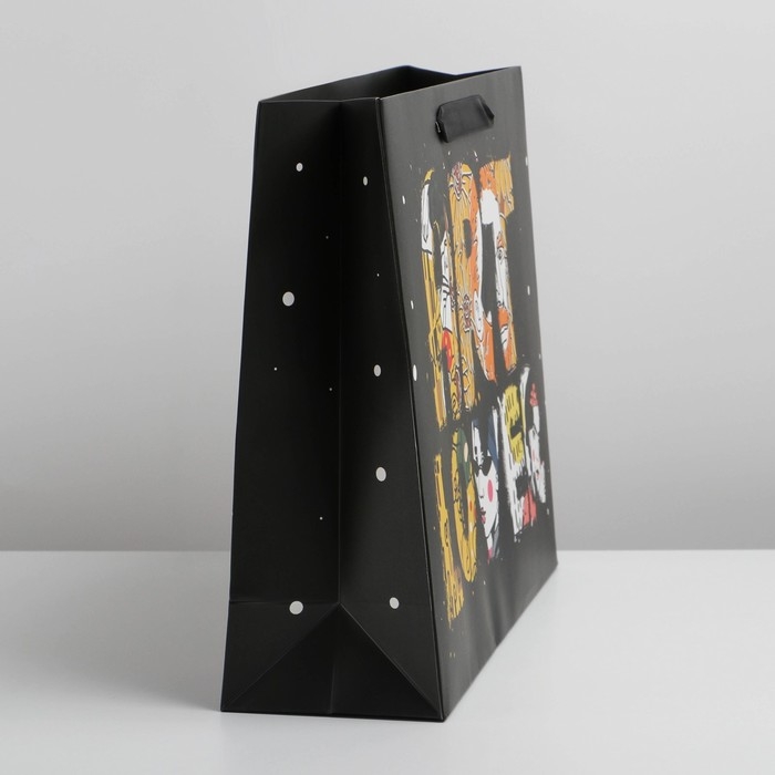 Пакет подарочный ламинированный горизонтальный, упаковка, &laquo;Art Lover&raquo;, L 40 х 31 х 11,5 см