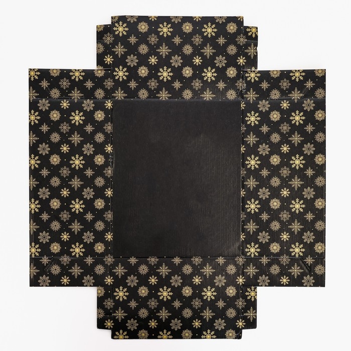 Новый год. Подарочная коробка складная, новогодняя Новый год. Подарочная коробка складная, новогодняя "Счастливого Рождества", 31,2 х 25,6 х 16,1 см.