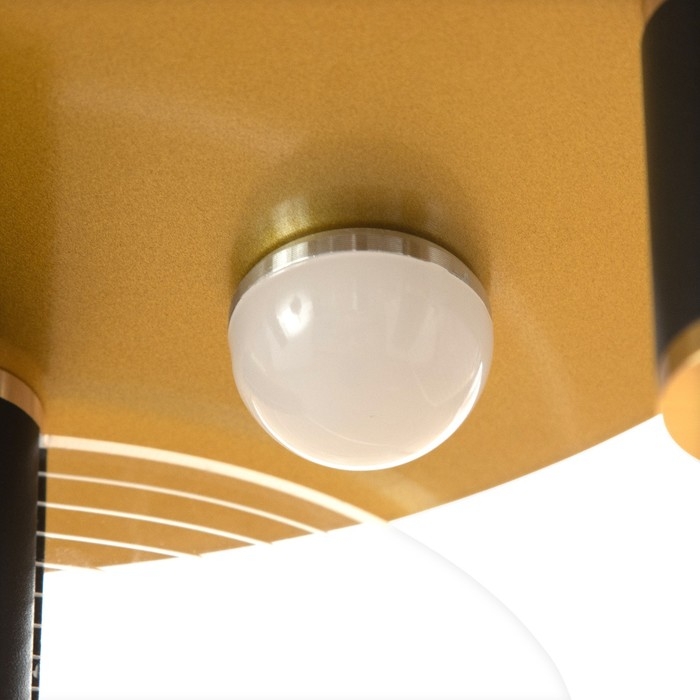 Люстра Люстра "Кворум" LED 48Вт 3000-6000К золото 50х50х10см